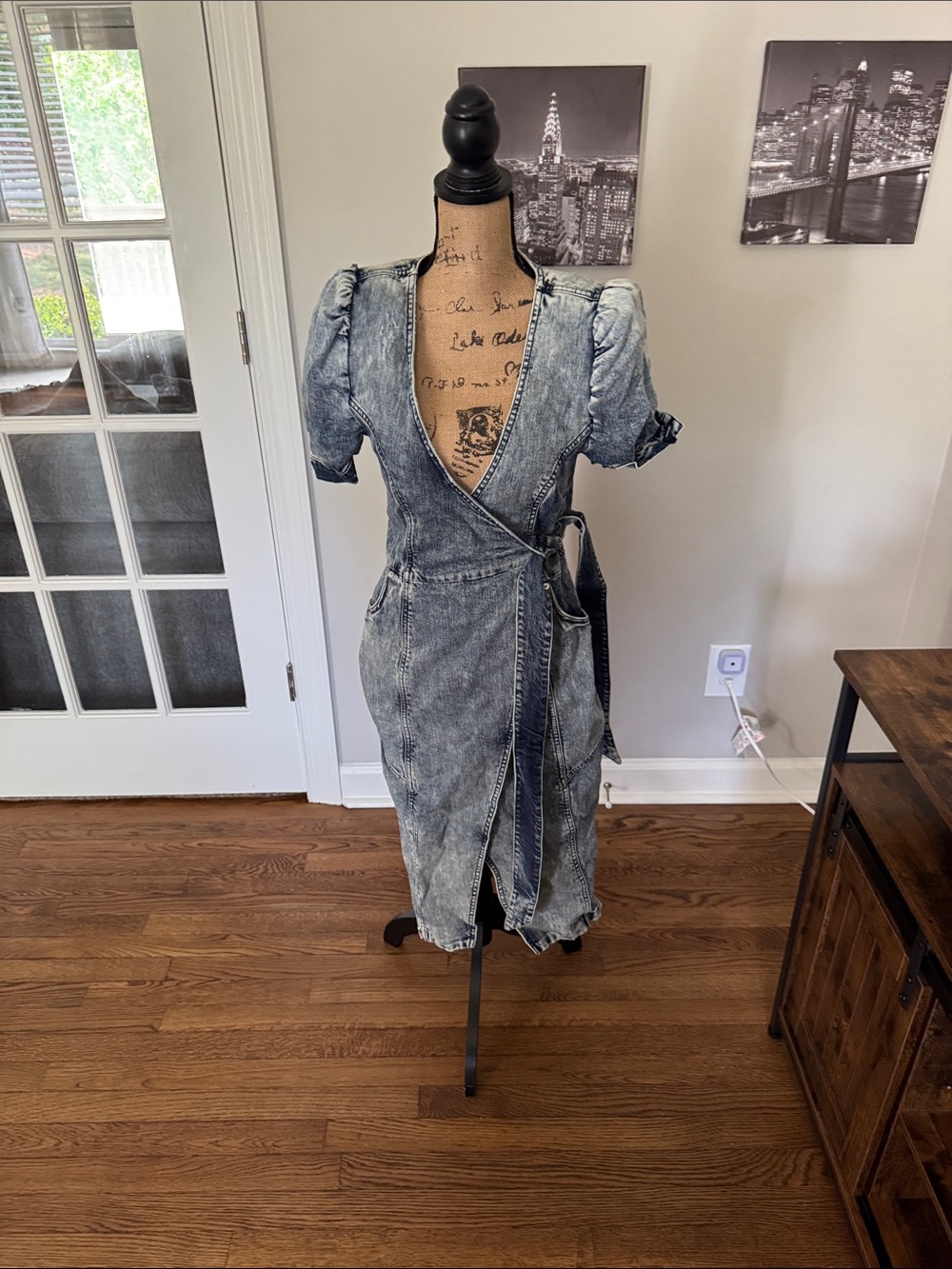 Retrofête Denim Dress - Blue